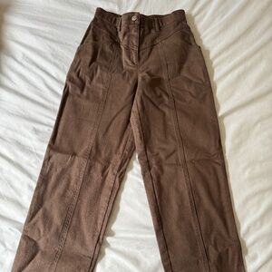 Aritzia Archer Pants in GD Deep Taupe Size 0